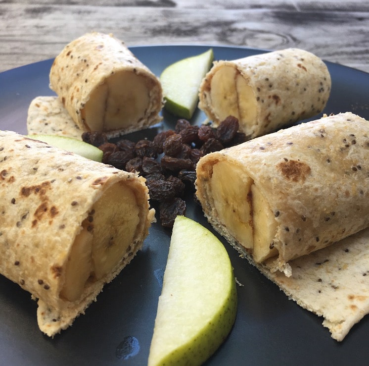 A plate of healthy, nutritious snacks